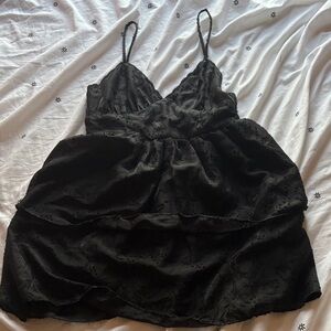 Wild Fable Black Lace Chemise